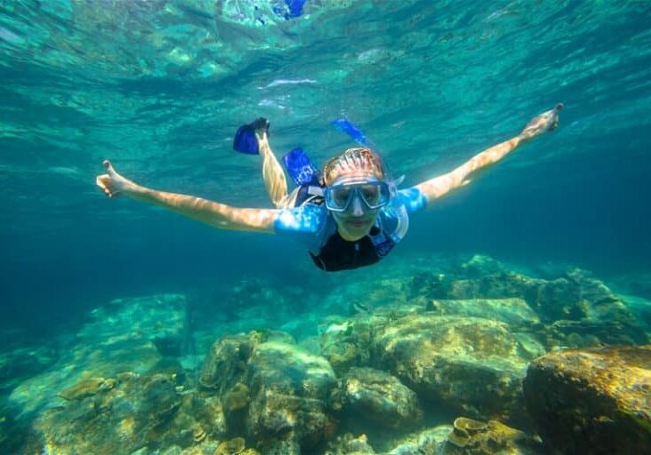 kid enjoyed snorkeling